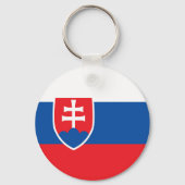 Slowaakse vlag sleutelhanger (Voorkant)