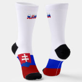 Slowaakse vlag sokken (Gebogen)