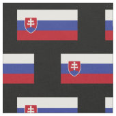 Slowaakse vlag stof (Close Up)