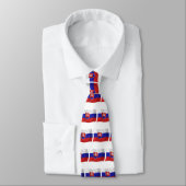 Slowaakse Vlag Stropdas (Gebonden)