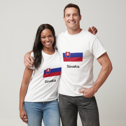 Slowaakse vlag t-shirt (Unisex)
