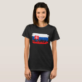Slowaakse vlag t-shirt (Voorkant volledig)
