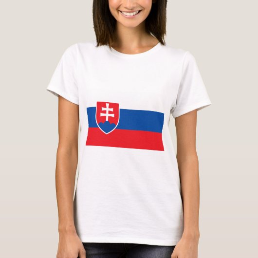 Slowaakse vlag t-shirt (Voorkant)