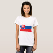 Slowaakse vlag t-shirt (Voorkant volledig)
