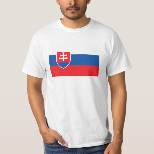 Slowaakse vlag t-shirt (Voorkant)