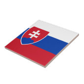 Slowaakse vlag tegeltje (Zijkant)