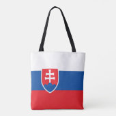 Slowaakse vlag tote bag (Achterkant)