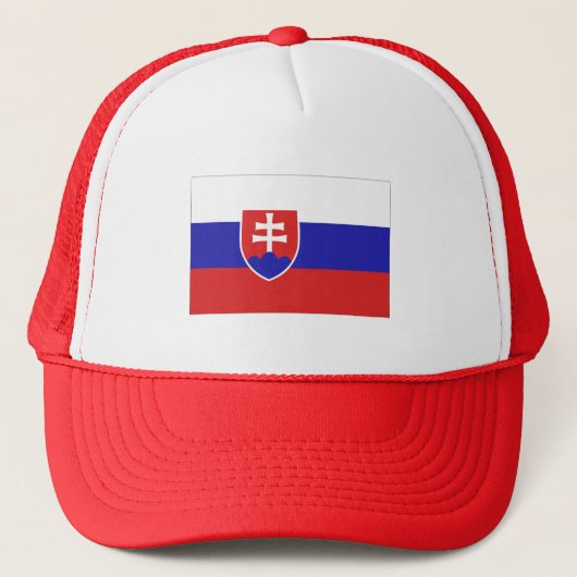 Slowaakse vlag trucker pet (Voorkant)