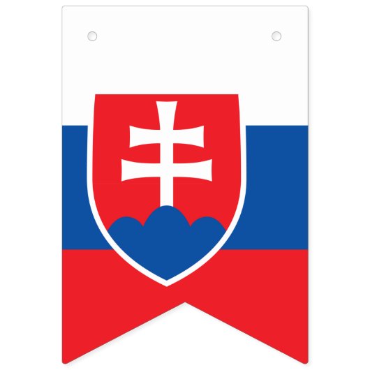 Slowaakse vlag vlaggetjes (Tweede vlag)