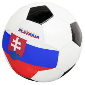 Slowaakse vlag voetbal (Drie kwart)