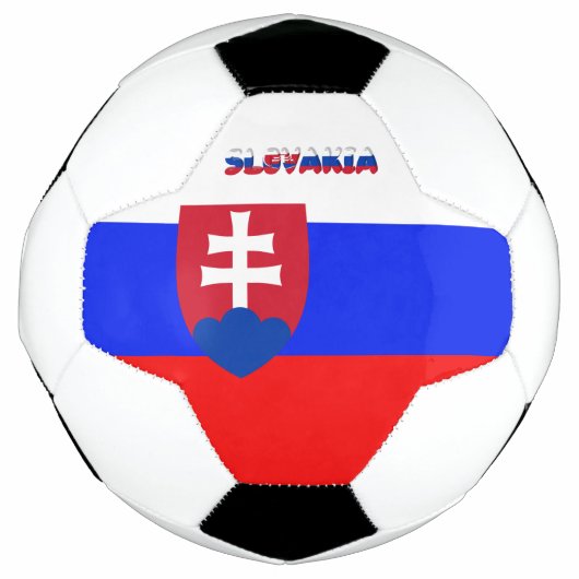 Slowaakse vlag voetbal (Voorkant)