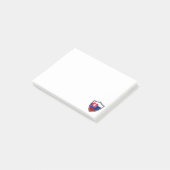 Slowaakse vlaggen post-it® notes (Schuin)