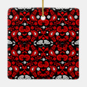 Slowaakse volkskunst keramisch ornament (Achterkant)