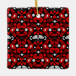 Slowaakse volkskunst keramisch ornament