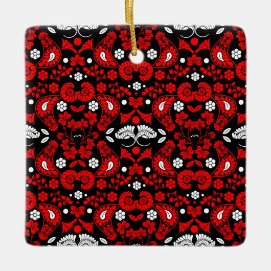 Slowaakse volkskunst keramisch ornament (Voorkant)