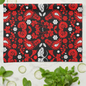 Slowaakse volkskunst theedoek (Gevouwen)