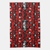 Slowaakse volkskunst theedoek (Verticaal)