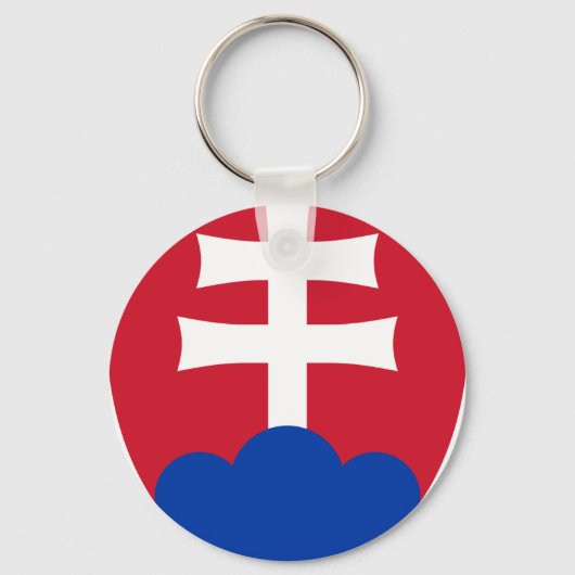 Slowaakse wapenmantel sleutelhanger (Voorkant)