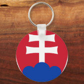 Slowaakse wapenmantel sleutelhanger (Voorkant)