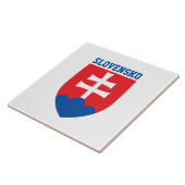 Slowaakse wapenmantel tegeltje (Zijkant)