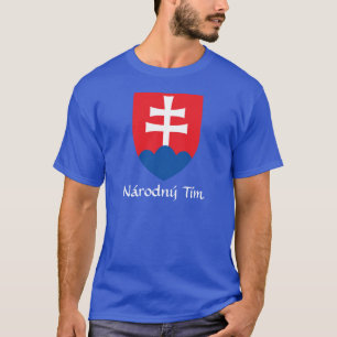Slowaakse Wapenmunt Národný Tím T-Shirt