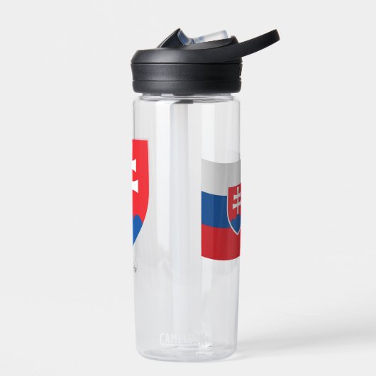 Slowaakse wapenmunt, vlag, Slowakije Waterfles (Links)