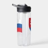 Slowaakse wapenmunt, vlag, Slowakije Waterfles (Rechts)