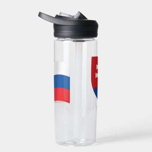 Slowaakse wapenmunt, vlag, Slowakije Waterfles (Rechts)