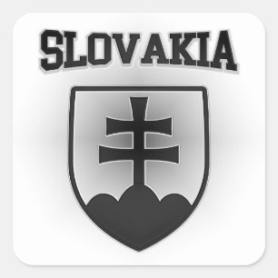 Slowaakse wapenstilstand vierkante sticker