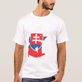 Slowaakse zegel t-shirt (Voorkant)