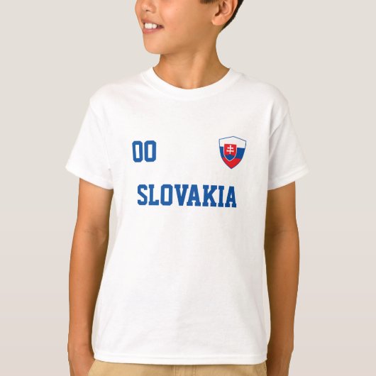 Slowakije Aangepaste naam en nummer Football Jerse T-shirt (Voorkant)