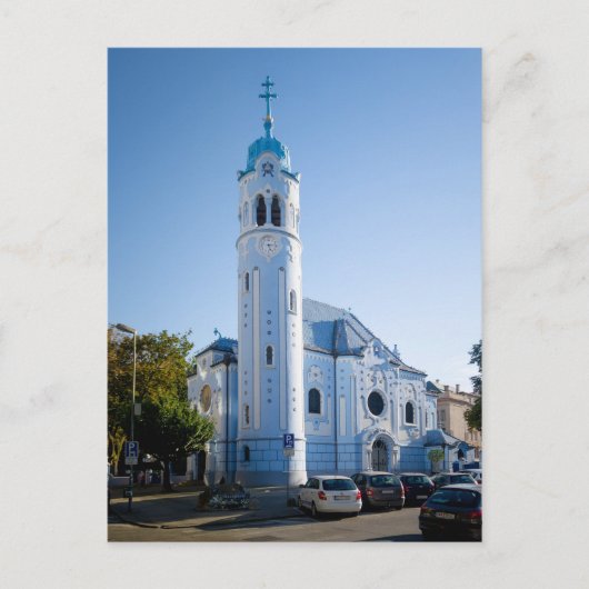 Slowakije - Bratislava - Blauwe Kerk Briefkaart (Voorkant)