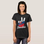 Slowakije Bratislava Slovensko Slowakije F T-shirt (Voorkant volledig)