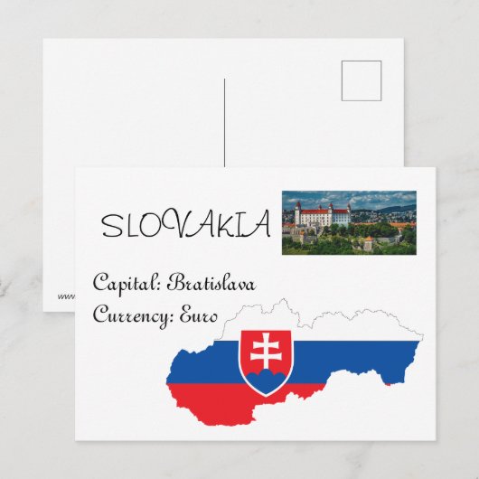 Slowakije Briefkaart (Voorkant / Achterkant)