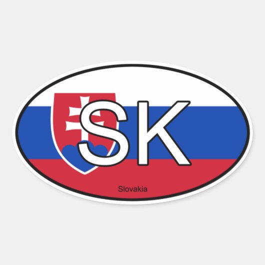 Slowakije Euro Sticker (Voorkant)