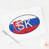 Slowakije Euro Sticker (Envelop)