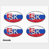 Slowakije Euro Sticker (Vel)