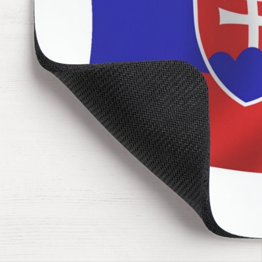 Slowakije Flag Mousepad Muismat (Hoek)