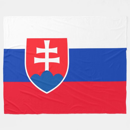 Slowakije Fleece Deken (Voorkant (Horizontaal))