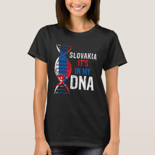 Slowakije Het zit in mijn DNA Trots Slowaaks Slowa T-shirt