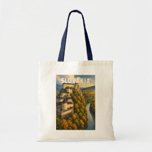 Slowakije Illustratie Reis Kunst Vintage Tote Bag