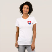 slowakije jas t-shirt (Voorkant volledig)