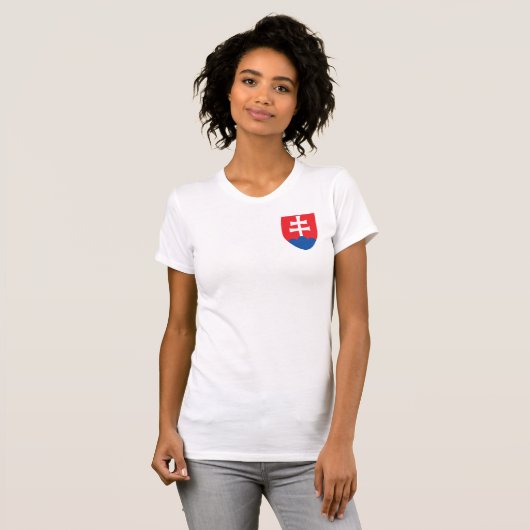 slowakije jas t-shirt (Voorkant volledig)