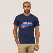 Slowakije — Kaart T-Shirt (Voorkant volledig)