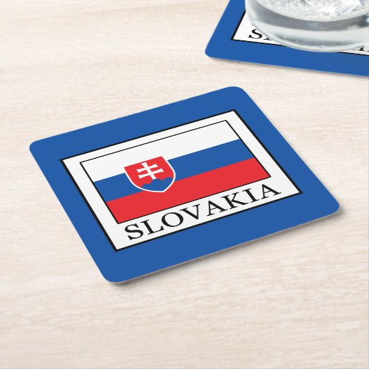 Slowakije Kartonnen Onderzetters (Schuin)