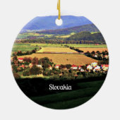 Slowakije Keramisch Ornament (Achterkant)