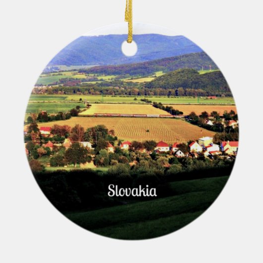 Slowakije Keramisch Ornament (Achterkant)