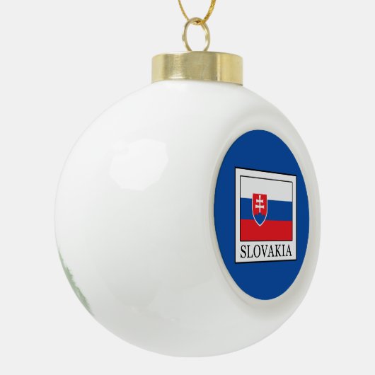 Slowakije Keramische Bal Ornament (Links)