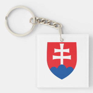 Slowakije land wapen wapenschild symbool embleem k sleutelhanger