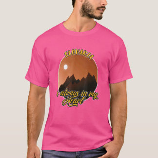 Slowakije ligt altijd in mijn hart t-shirt